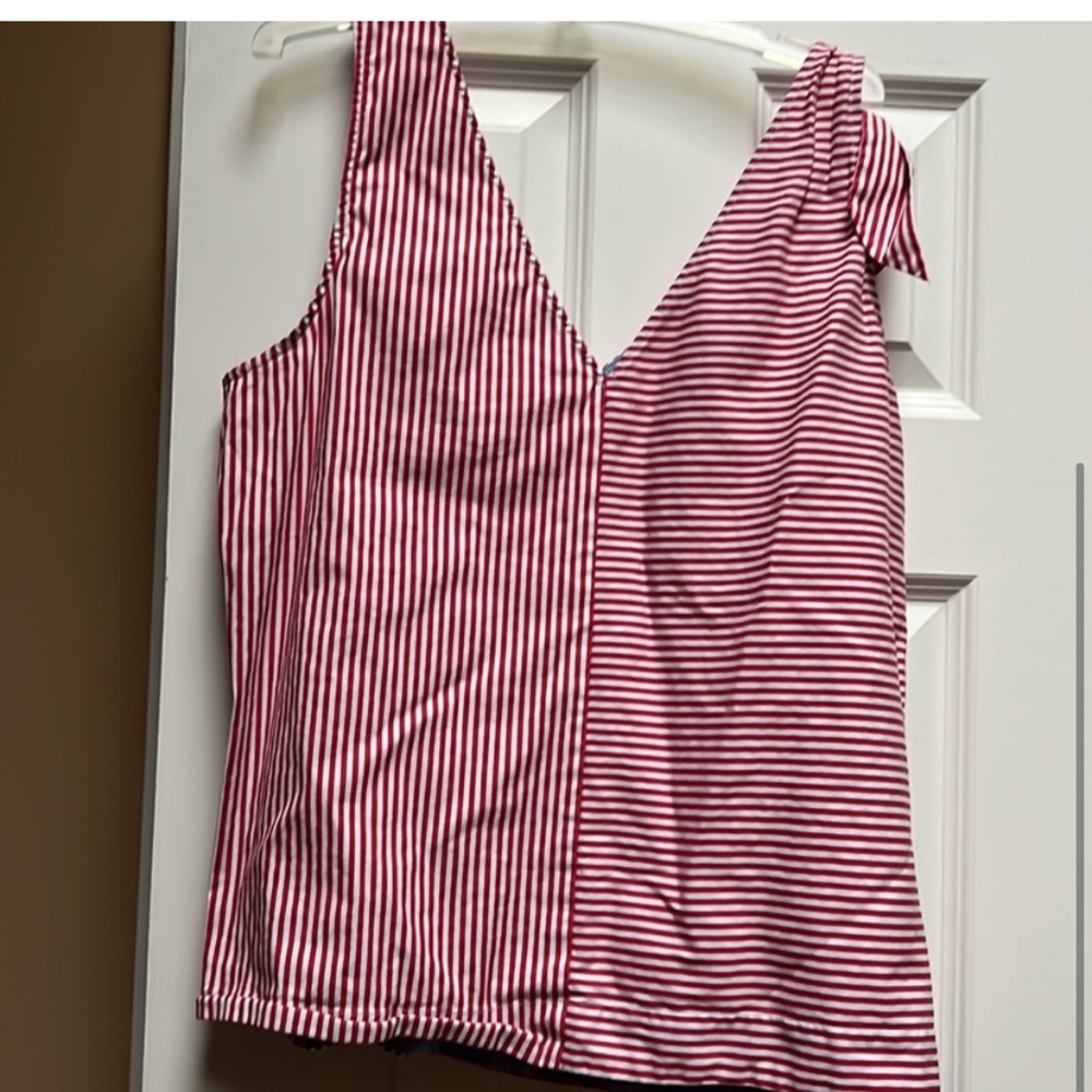 New - Vineyard Vines Taffy Strip Bow Top